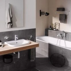 GROHE QuickFix Vitalio Start II 100 Waterbesparende Douchekop - ø 10 Cm - Met Wanddouchehouder - Chroom - 27950000 -Badkamer Kast Winkel 1200x1200 2744