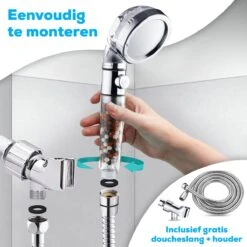 Waterbesparende Ionische Douchekop Met Slang En Houder - Handdouche - 3 Standen - Regendouche 11 Waterbesparende Ionische Douchekop Met Slang En Houder - Handdouche - 3 Standen - Regendouche -Badkamer Kast Winkel 1200x1200 2747