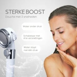 Rebela | Douchekop | Douchekop Waterbesparend | Douchekop Filter | Pressurized Shower Head| Wit -Badkamer Kast Winkel 1200x1200 2765