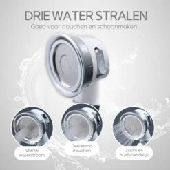 Rebela | Douchekop | Douchekop Waterbesparend | Douchekop Filter | Pressurized Shower Head| Wit -Badkamer Kast Winkel 1200x1200 2768