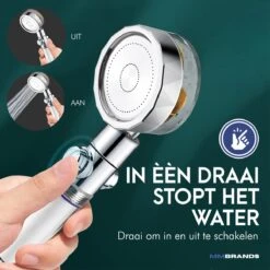 MM Brands Waterbesparende Douchekop - Handdouche Met Hoge Druk - Regendouche Waterbesparend 10 MM Brands Waterbesparende Douchekop - Handdouche Met Hoge Druk - Regendouche Waterbesparend -Badkamer Kast Winkel 1200x1200 2798