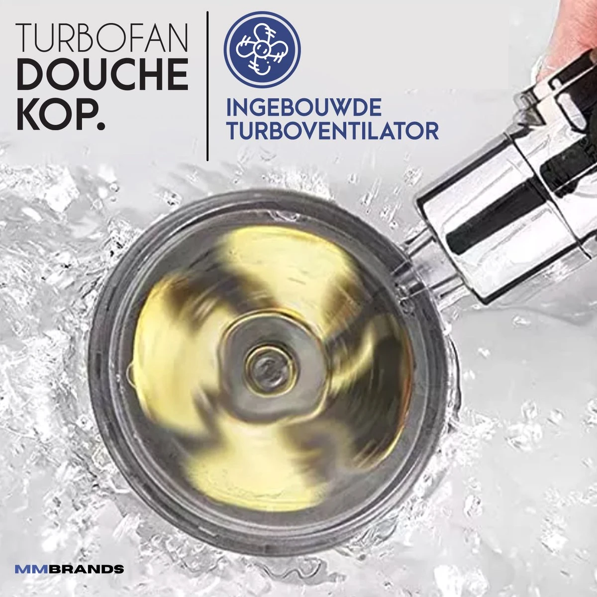 MM Brands Waterbesparende Douchekop - Handdouche Met Hoge Druk - Regendouche Waterbesparend 6 MM Brands Waterbesparende Douchekop - Handdouche Met Hoge Druk - Regendouche Waterbesparend - Afbeelding 6