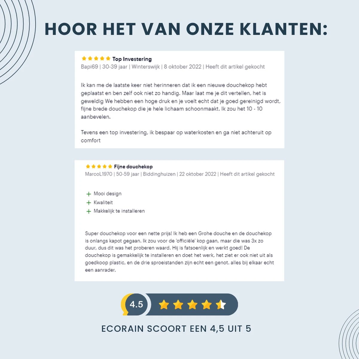 EcoRain™ Waterbesparende Douchekop Mark Met WATERFILTER - 50% Waterbesparend - Regendouche - 5 Sproeistanden - Hoge Druk - Betere Huid - Handdouche - Luxe Moderne Douchekop - Hoge Kwaliteit - Chrome 9 EcoRain™ Waterbesparende Douchekop Mark Met WATERFILTER - 50% Waterbesparend - Regendouche - 5 Sproeistanden - Hoge Druk - Betere Huid - Handdouche - Luxe Moderne Douchekop - Hoge Kwaliteit - Chrome - Afbeelding 9