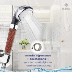 Waterbesparende Douchekop Ionische Douchekop Incl. Doucheslang - Douchefilter - Waterfilter - Handdouche - Met Mineraalstenen - Douchekop Met Slang – Transparant – Incl. Doucheslang 12 Waterbesparende Douchekop Ionische Douchekop Incl. Doucheslang - Douchefilter - Waterfilter - Handdouche - Met Mineraalstenen - Douchekop Met Slang – Transparant – Incl. Doucheslang -Badkamer Kast Winkel 1200x1200 2821