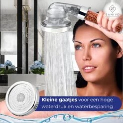 Waterbesparende Douchekop Ionische Douchekop Incl. Doucheslang - Douchefilter - Waterfilter - Handdouche - Met Mineraalstenen - Douchekop Met Slang – Transparant – Incl. Doucheslang 14 Waterbesparende Douchekop Ionische Douchekop Incl. Doucheslang - Douchefilter - Waterfilter - Handdouche - Met Mineraalstenen - Douchekop Met Slang – Transparant – Incl. Doucheslang -Badkamer Kast Winkel 1200x1200 2823