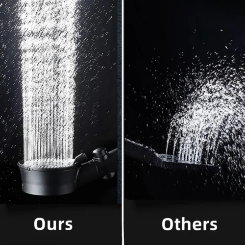 Waterbesparende Douchekop - Hoofddouche - Regendouche - Met ECO STOP Knop - 5 Standen - ABS - Zwart 11 Waterbesparende Douchekop - Hoofddouche - Regendouche - Met ECO STOP Knop - 5 Standen - ABS - Zwart -Badkamer Kast Winkel 1200x1200 2831