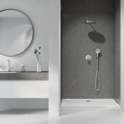 GROHE Rainshower SmartActive 130 Douchekop - Ø 13 Cm - EcoJoy® - 3 Straalsoorten - 26574000 -Badkamer Kast Winkel 1200x1200 2832