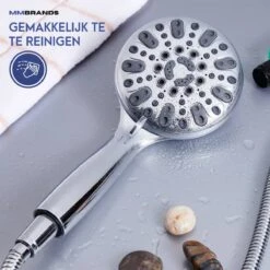 MM Brands Douchekop - Waterbesparend - Regendouche - 6 Standen - Chroom 15 MM Brands Douchekop - Waterbesparend - Regendouche - 6 Standen - Chroom -Badkamer Kast Winkel 1200x1200 2839
