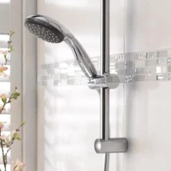 GROHE QuickFix Vitalio Start 100 Waterbesparende Douchekop - Ø 10 Cm - EcoJoy - 2 Straalstanden -Badkamer Kast Winkel 1200x1200 2840