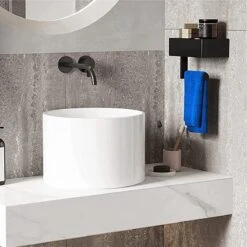 STARMAN WC Rolhouder - Toiletrolhouder Zwart - Badkamer Accessoires - WC Papier Houder -Badkamer Kast Winkel 1200x1200 291