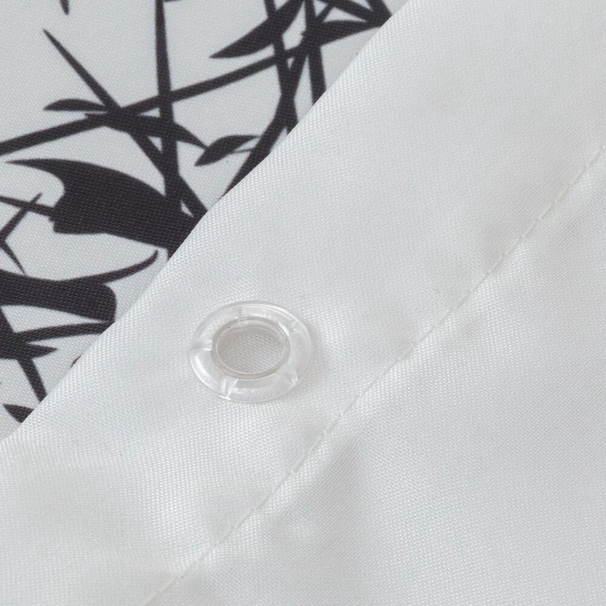 Sealskin Flow Douchegordijn 180x200 Cm - Polyester - Zwart / Wit 4 Sealskin Flow Douchegordijn 180x200 Cm - Polyester - Zwart / Wit - Afbeelding 4