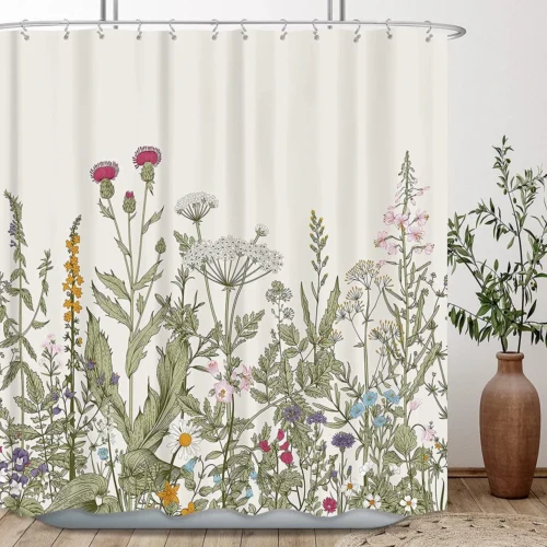 3BMT Douchegordijn Design - Bloemen - 180 X 200 Cm - Met Ringen 8 3BMT Douchegordijn Design - Bloemen - 180 X 200 Cm - Met Ringen -Badkamer Kast Winkel 1200x1200 2948