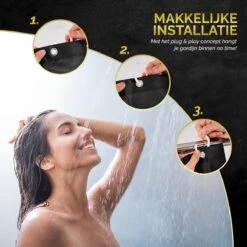 HGMD Douchegordijn 120x200 - Zwart - Wasbaar - Douchegordijn Anti Schimmel 12 HGMD Douchegordijn 120x200 - Zwart - Wasbaar - Douchegordijn Anti Schimmel -Badkamer Kast Winkel 1200x1200 2978