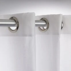 Sealskin Coloris Douchegordijn 180x200 Cm - Polyester / Katoen - Wit -Badkamer Kast Winkel 1200x1200 3000