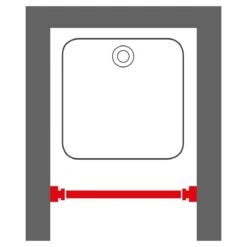 Sealskin Douchegordijnstang - 70-115 Cm - Mat Aluminium -Badkamer Kast Winkel 1200x1200 3086