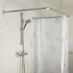 Sealskin Easy Roll 90x90x90 Cm - Aluminium - Mat Zilver -Badkamer Kast Winkel 1200x1200 3089