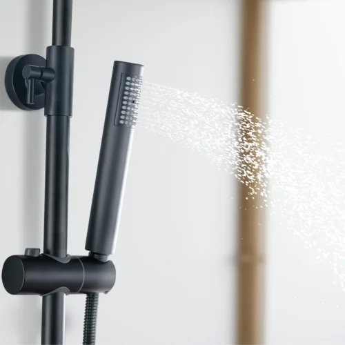 LOMAZOO Regendouche Zwart - Zwarte Doucheset Met Thermostaatkraan - Pandora -Badkamer Kast Winkel 1200x1200 3193