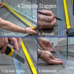 Simple Fix Lekstrip - Douchestrip - Waterkering - 70CM Lang - 6MM Glasdikte - Lekdorpel -Badkamer Kast Winkel 1200x1200 3211