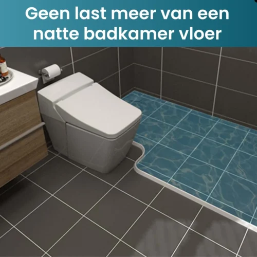 Waterkering Douche - Dorpel - Water Stopper - Dorpelstrip - Water Barrière Strip - Douche Dorpel - Anti Overstromend Water - 1 Meter -Badkamer Kast Winkel 1200x1200 3216