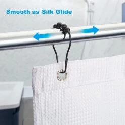 BOTC Gordijnringen - 12 Stuks Gordijn Haken - Gordijnhaken- RVS Gordijn Ringen Voor Gordijn Roede - Zwart -Badkamer Kast Winkel 1200x1200 3234