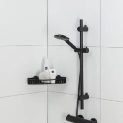 Tiger Tyne Doucheset - Douchekop Ø 12 Cm - Inclusief Comfort Water Saver - 3 Standen - Mat Zwart 35 Tiger Tyne Doucheset - Douchekop Ø 12 Cm - Inclusief Comfort Water Saver - 3 Standen - Mat Zwart -Badkamer Kast Winkel 1200x1200 3257