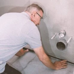 Douche Achterwand - Schulte Deco Design Softtouch - Steen Antraciet - 100x255cm - Wanddecoratie - Muurdecoratie - Badkamer Wandpaneel - Muurbekleding -Badkamer Kast Winkel 1200x1200 3284