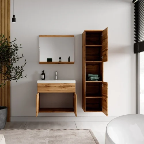 Badplaats Badkamermeubel Set Montreal 60 Cm X 35 Cm - Eiken - Badmeubel Met Spiegel En Zijkast 19 Badplaats Badkamermeubel Set Montreal 60 Cm X 35 Cm - Eiken - Badmeubel Met Spiegel En Zijkast -Badkamer Kast Winkel 1200x1200 3393