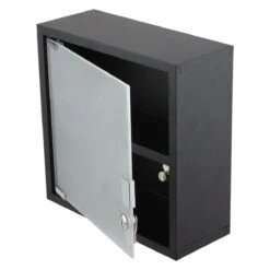 Differnz Badkamerkast Met Slot - Badkamerkastje Zwart - Medicijnkastje - 30 X 30 X 12 Cm Opbergkast - Kubuskast 5 Differnz Badkamerkast Met Slot - Badkamerkastje Zwart - Medicijnkastje - 30 X 30 X 12 Cm Opbergkast - Kubuskast -Badkamer Kast Winkel 1200x1200 3405