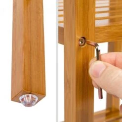 Tectake - Houten Badkamerrek 5 Etages Van Bamboe 401646 -Badkamer Kast Winkel 1200x1200 3419