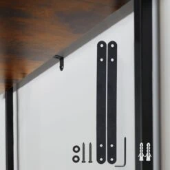 Tectake - Badkamerrek Seattle - Industrial Dark - 404435 -Badkamer Kast Winkel 1200x1200 3423