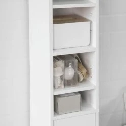 Simpletrade Badkamerkast - Kast - Opbergvakken - 20x180x20cm -Badkamer Kast Winkel 1200x1200 3496