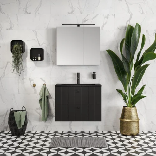 Sealskin Brix - Wandkubus Wandelement Wandrek - 12x24x24 Cm - Metaal - Zwart 18 Sealskin Brix - Wandkubus Wandelement Wandrek - 12x24x24 Cm - Metaal - Zwart -Badkamer Kast Winkel 1200x1200 3536