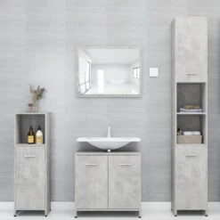 VidaXL Badkamerkast 60x33x61 Cm Spaanplaat Betongrijs 21 VidaXL Badkamerkast 60x33x61 Cm Spaanplaat Betongrijs -Badkamer Kast Winkel 1200x1200 3564