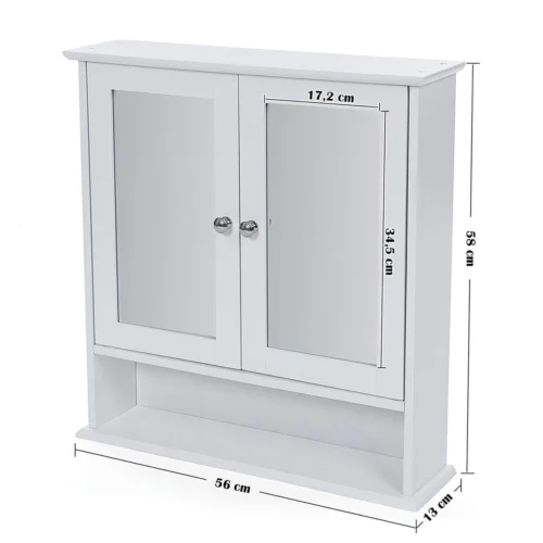 Wit Medicijnkastje Met Spiegels -Badkamer Kast Winkel 1200x1200 3615