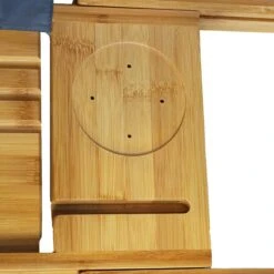 IVOL Badplank Bamboe - Badplank Hout Met Badrek Houders - Uitschuifbaar - 75 Tot 110 Cm -Badkamer Kast Winkel 1200x1200 37