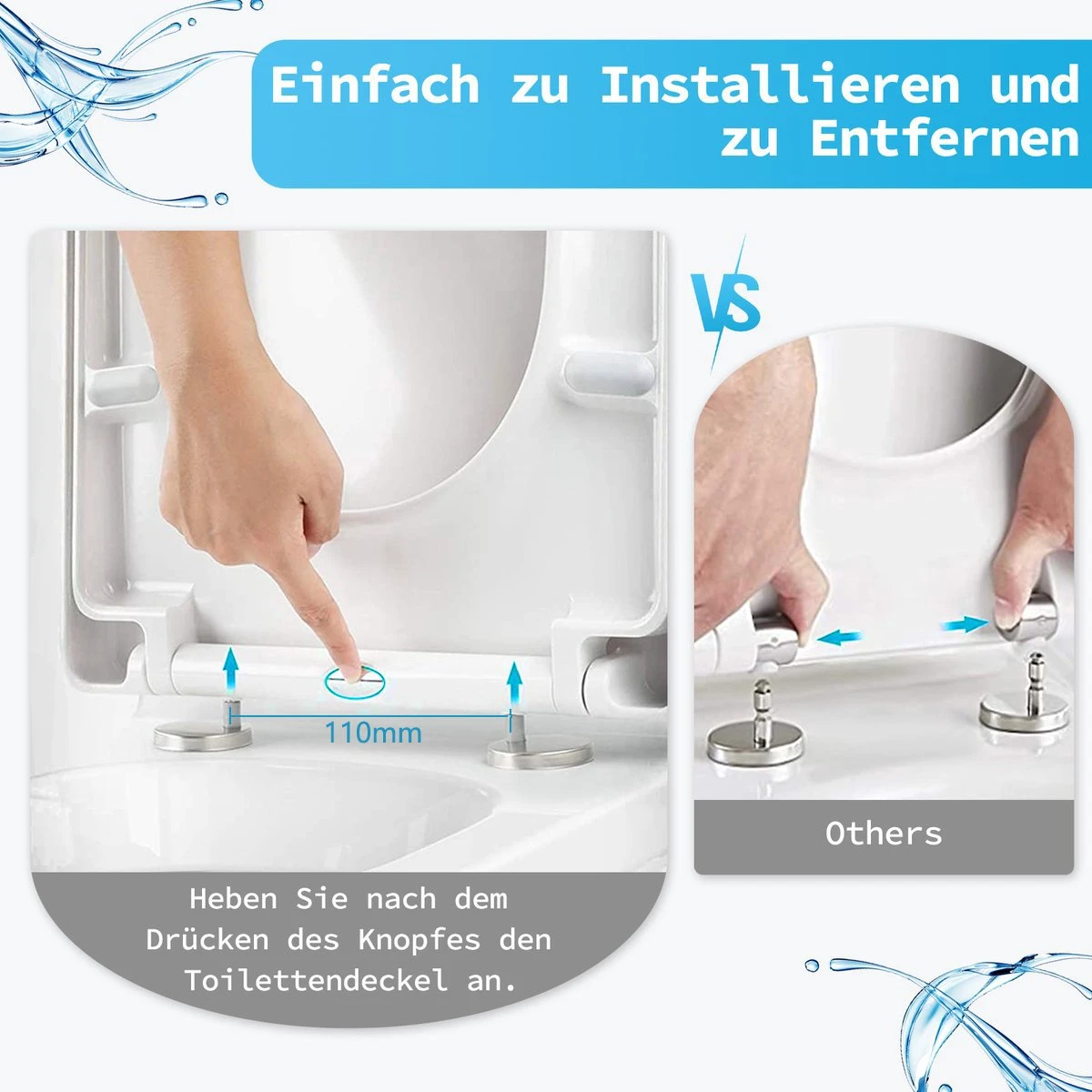 Blazelife Wc Bril - Wc Bril Softclose Van Duurzaam Ureumformaldehyde - Lonely Day - Toiletdeksel Universeel - Afneembaar - Antibacterieel - D-vorm 7 Blazelife Wc Bril - Wc Bril Softclose Van Duurzaam Ureumformaldehyde - Lonely Day - Toiletdeksel Universeel - Afneembaar - Antibacterieel - D-vorm - Afbeelding 7