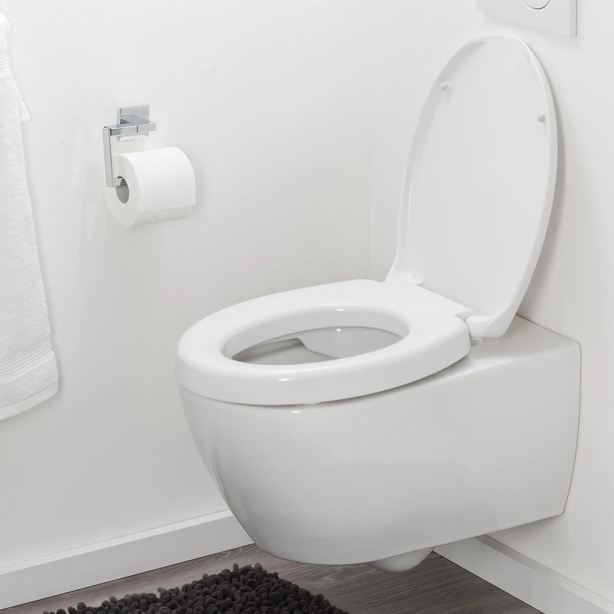Tiger Comfort Care - Toiletbril Met Deksel - WC Bril - Softclose - Toiletverhoger 5 Cm - Duroplast Wit 8 Tiger Comfort Care - Toiletbril Met Deksel - WC Bril - Softclose - Toiletverhoger 5 Cm - Duroplast Wit - Afbeelding 8