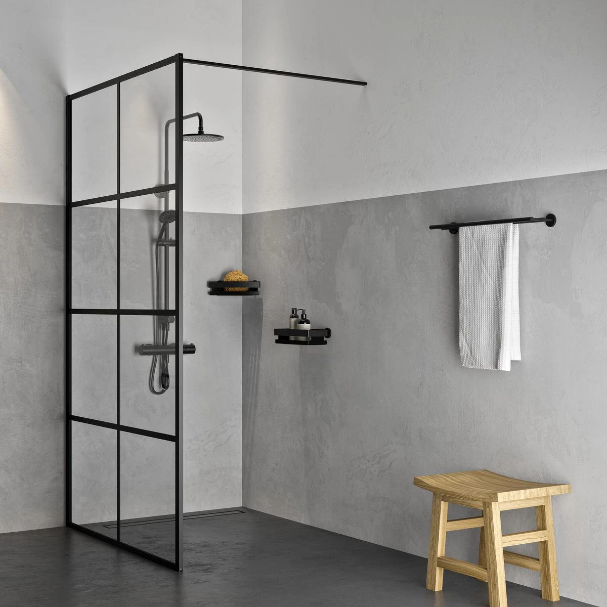 Tiger Noon Douchemand - Zwart 3 Tiger Noon Douchemand - Zwart - Afbeelding 3