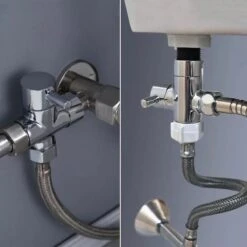 Merkloos Bidet - Handdouche/kraan - Water Sproeier/spray - Toilet/badkamer - Montage Set - 1,5M Slang - Multifunctioneel - RVS – Zilver -Badkamer Kast Winkel 1200x1200 3854