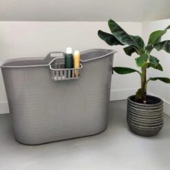 Zitbad Voor Volwassenen – 200L – Bath Bucket – Met Bruisballen – Grijs -Badkamer Kast Winkel 1200x1200 3867
