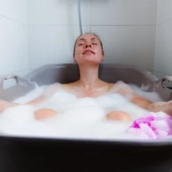 Zitbad Voor Volwassenen – 200L – Bath Bucket – Met Bruisballen – Grijs -Badkamer Kast Winkel 1200x1200 3871