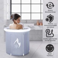 Zitbad Voor Volwassenen - Bath Bucket - Ijsbad - Ice Bath - Inklapbaar Bad - Wim Hof Methode - Opblaasbaarbad - Inclusief Voetpomp - Inclusief Ingebouwd Zitkussen - Grijs 15 Zitbad Voor Volwassenen - Bath Bucket - Ijsbad - Ice Bath - Inklapbaar Bad - Wim Hof Methode - Opblaasbaarbad - Inclusief Voetpomp - Inclusief Ingebouwd Zitkussen - Grijs -Badkamer Kast Winkel 1200x1200 3891
