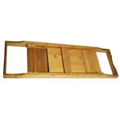 IVOL Badplank Bamboe - Badplank Hout Met Badrek Houders - Uitschuifbaar - 75 Tot 110 Cm -Badkamer Kast Winkel 1200x1200 39