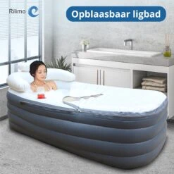 Opblaasbaar Bad Ligbad Zitbad Volwassenen - Ijsbad Badkuip Opblaasbad - Opvouwbaar Bad Opblaas Bad Antraciet -Badkamer Kast Winkel 1200x1200 3912