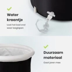 Lagoon® Opblaasbaar Zitbad Voor Volwassenen Bathbucket - Met Relaxing Giftset - Wim Hof Methode - Opvouwbaar & Inklapbaar Spa Bad - Bath Bucket - IJsbad - Opblaasbad - Dompelbad -Badkamer Kast Winkel 1200x1200 3982