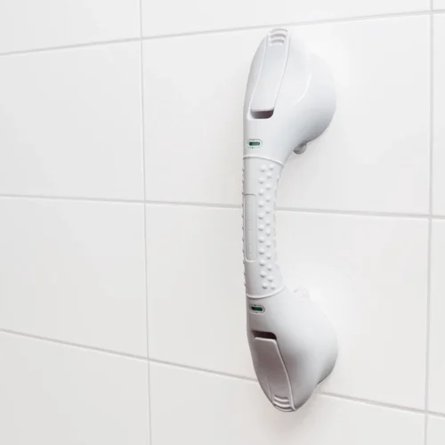 VITILITY Quick Mobile Rail - Wandbeugel Met Zuignappen - Zonder Boren - 40 Cm - Wit - Veiligheidsgreep