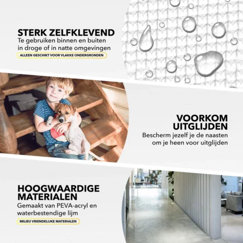 RX Goods 25 Stuks Zelfklevende Anti Slip Strips Stickers – 2 Cm X 40 Cm - Met Schraper – Transparante Tape -Badkamer Kast Winkel 1200x1200 4042