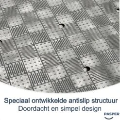 Douchemat Antislip Grijs - 53 X 53 Cm - Antislipmat Douche - Badmat 11 Douchemat Antislip Grijs - 53 X 53 Cm - Antislipmat Douche - Badmat -Badkamer Kast Winkel 1200x1200 4065