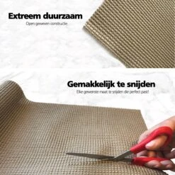 SWILIX ® Antislipmat Voor Kasten En Lades, Douchemat - Badkamermat - Badmat, Dienblad, Vloer - 4 Meter Rol - Anti Slip Mat - 400 X 30 Cm - Beige 14 SWILIX ® Antislipmat Voor Kasten En Lades, Douchemat - Badkamermat - Badmat, Dienblad, Vloer - 4 Meter Rol - Anti Slip Mat - 400 X 30 Cm - Beige -Badkamer Kast Winkel 1200x1200 4068