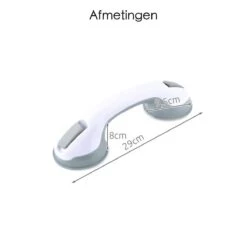 Merkloos Handgreep Met Zuignap Voor Badkamer, Douche En Toilet – Veilige Oplossing Zonder Boorgaten – Veiligheidsgreep – Helping Hand Handvat - 30CM - Handig Hulpmiddel Voor Kinderen En Ouderen -Badkamer Kast Winkel 1200x1200 4082